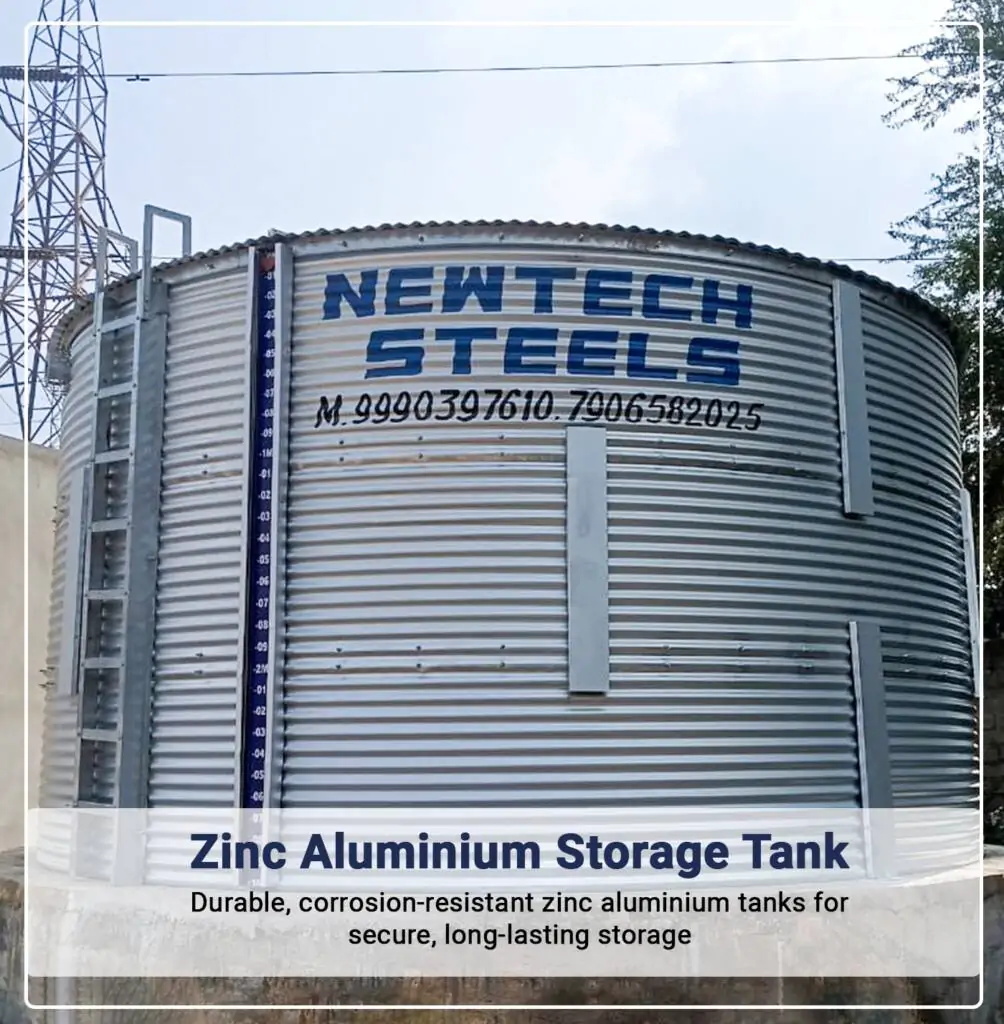 Znc Aluminium Storage Tank