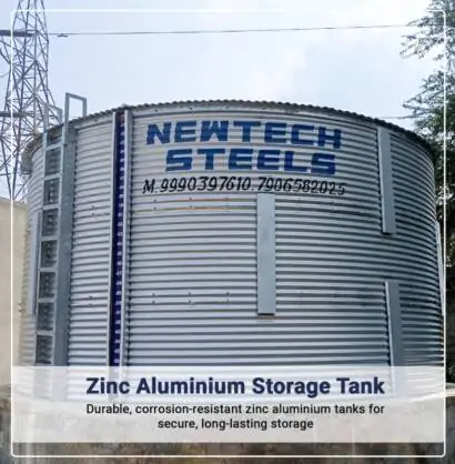 Zinc Aluminium Storage Tank