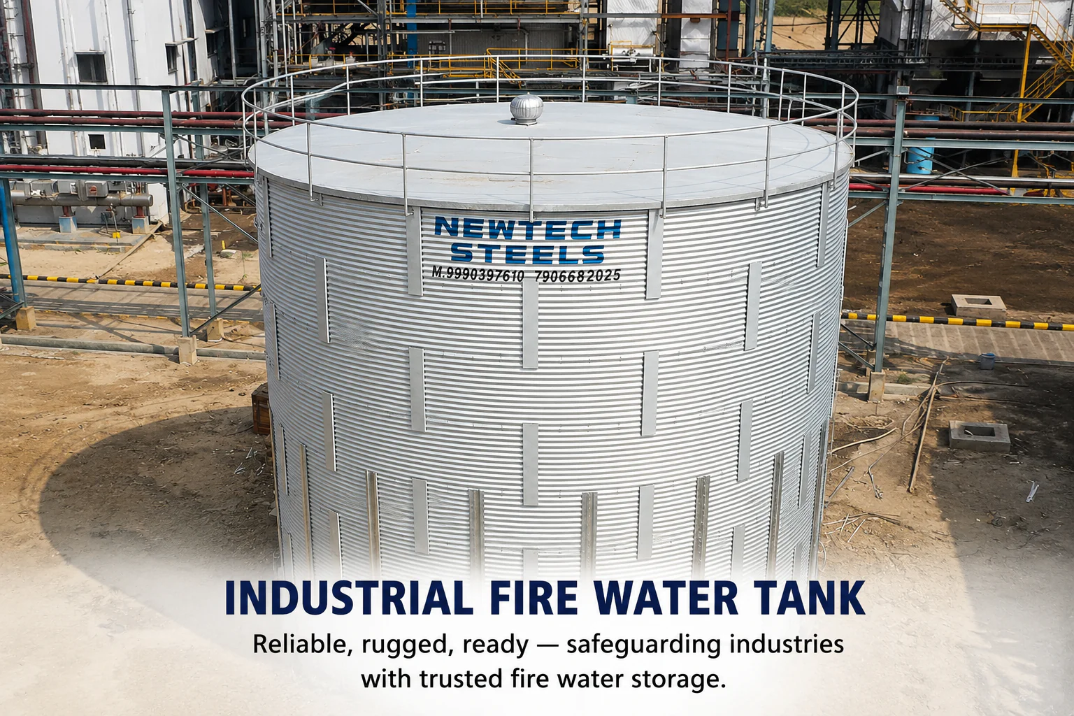 industrial fire water tank