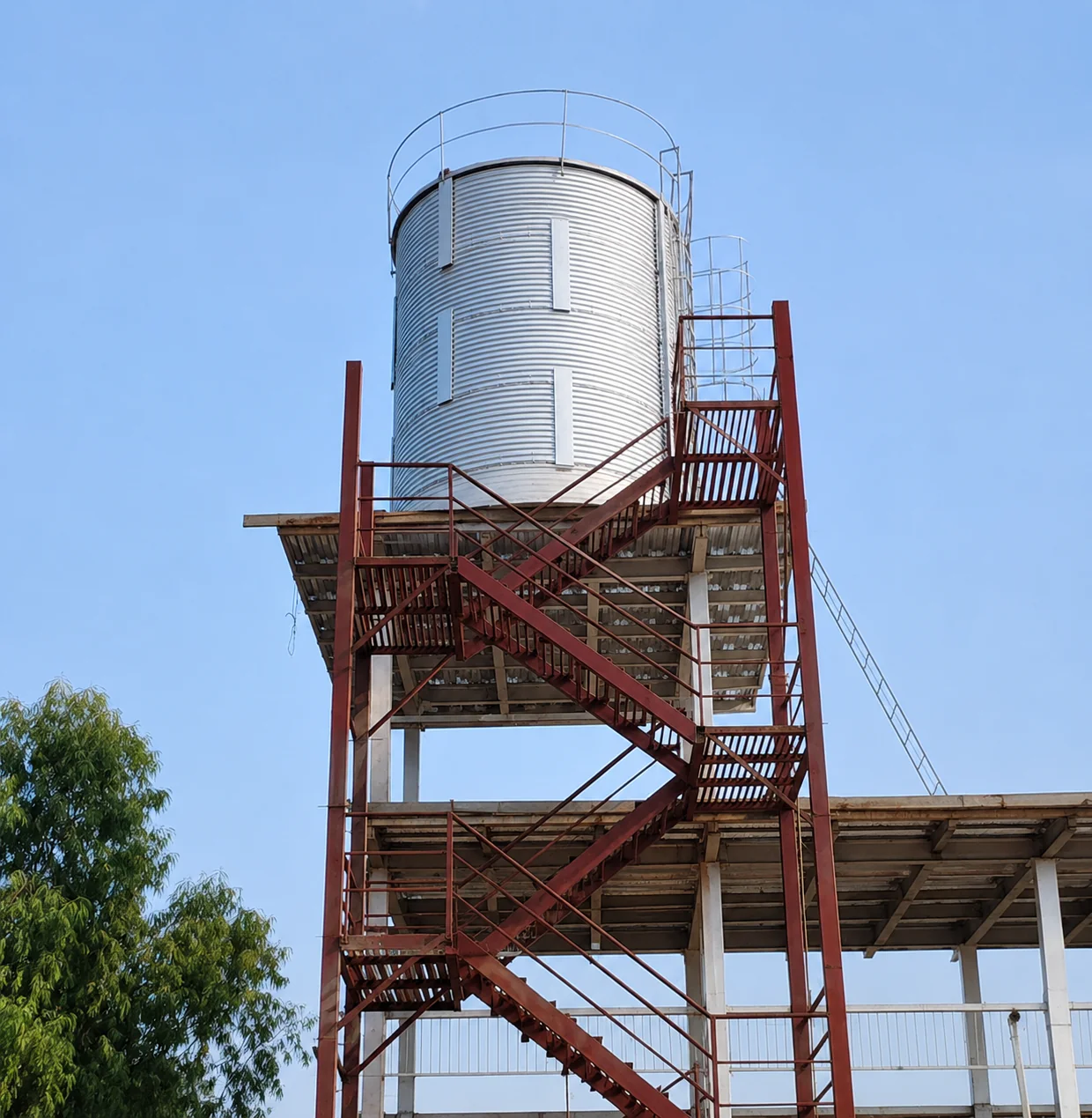 overhead water tank